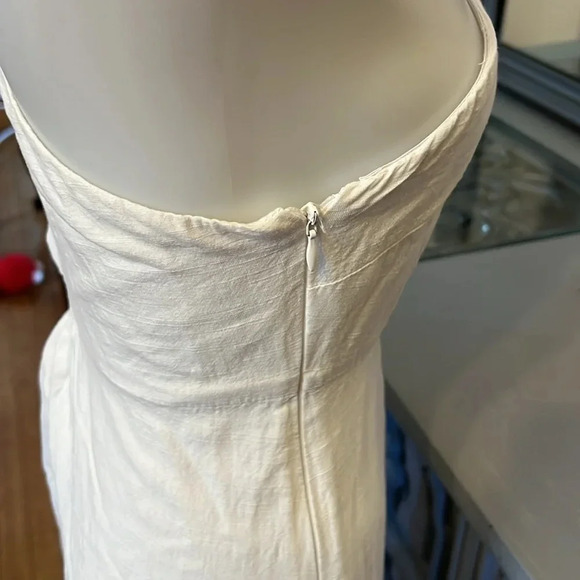 Crescent Lainey Small One Shoulder Midi Dress white - Picture 10 of 12